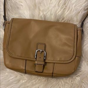 Coach all leather Camel purse
